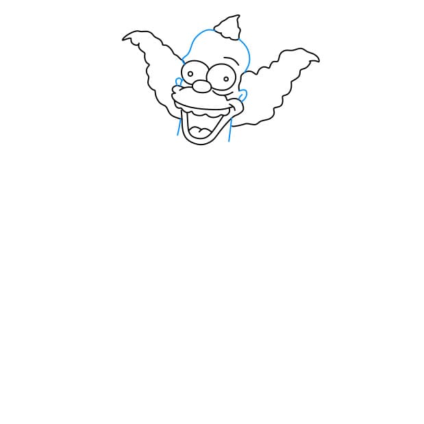 Hướng dẫn vẽ chú hề vui vẻ đơn giản và đẹp cho bé - Bước 3