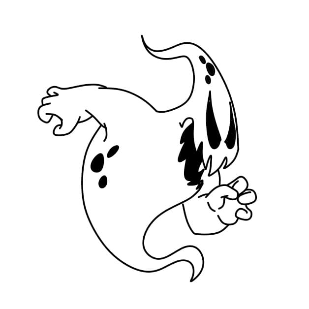 Hướng dẫn vẽ con ma ác độc và gian xảo cho bé