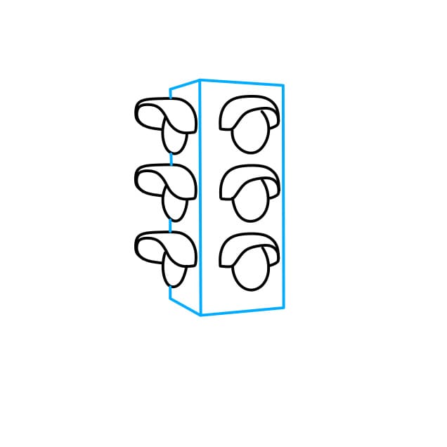 Hướng dẫn vẽ đèn giao thông - Bước 2