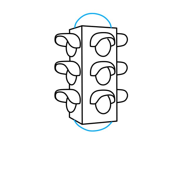 Hướng dẫn vẽ đèn giao thông - Bước 3