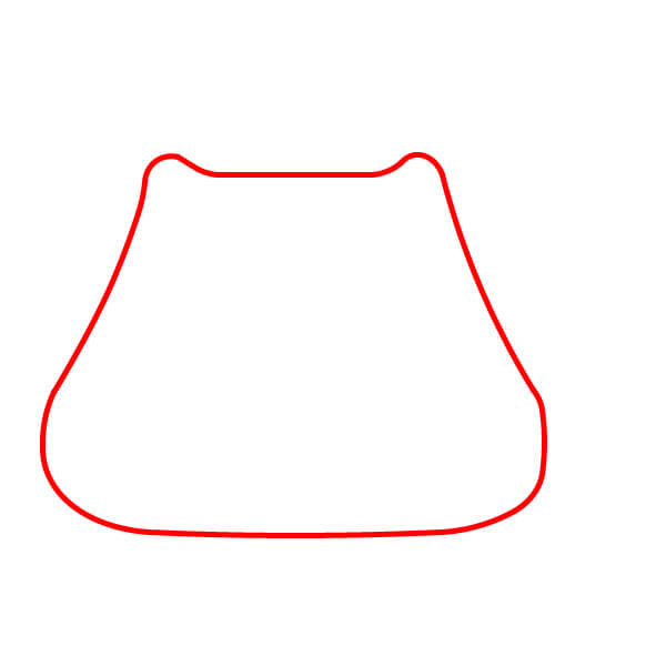 Hướng dẫn vẽ Điện Thoại Bàn từng bước dễ hiểu cho trẻ em - Vẽ hình dạng cơ bản