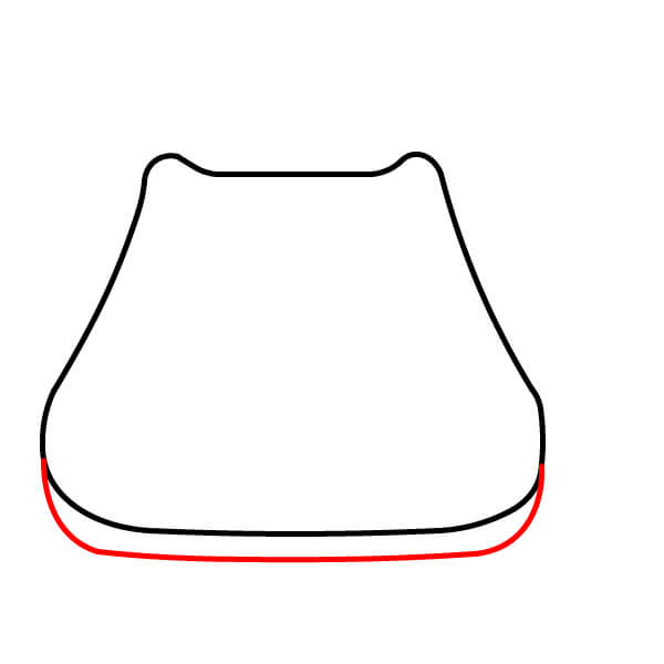 Hướng dẫn vẽ Điện Thoại Bàn từng bước dễ hiểu cho trẻ em - Vẽ phần đế