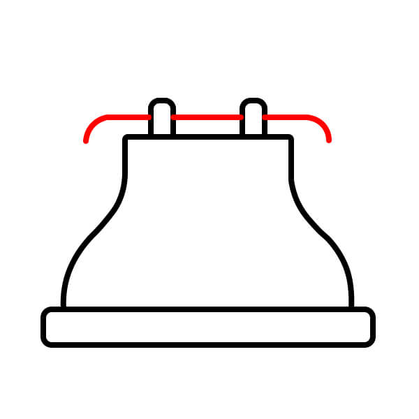 Hướng dẫn vẽ Điện Thoại Bàn đơn giản dành cho trẻ em - Nối các Chân Đế