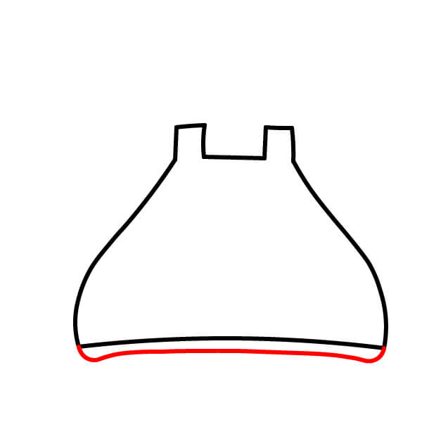 Bài học vẽ Điện Thoại cổ điển đơn giản dành cho người mới bắt đầu. - Xác định viền đáy