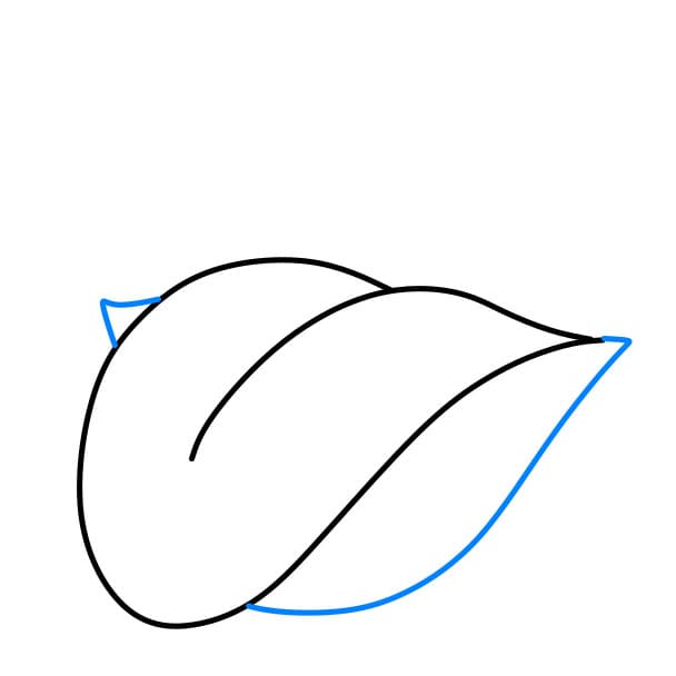 Hướng dẫn cách vẽ đôi môi đang lè lưỡi đơn giản và đẹp cho bé - Bước 2