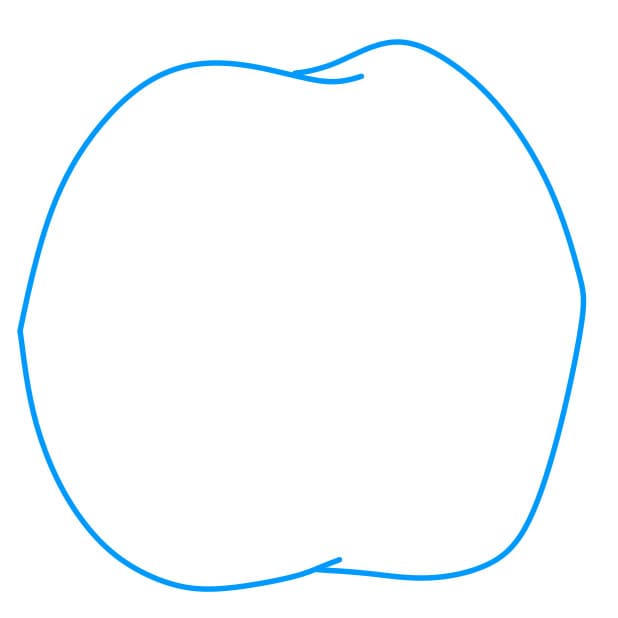 Hướng dẫn cách vẽ đôi môi phá cách và đẹp cho bé - Bước 1