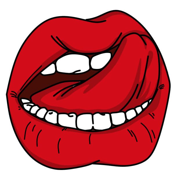 Hướng dẫn cách vẽ đôi môi phá cách và đẹp cho bé - Bước 6