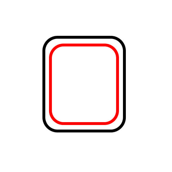 Hướng dẫn vẽ Đồng Hồ thông minh cho trẻ em - Bước 2