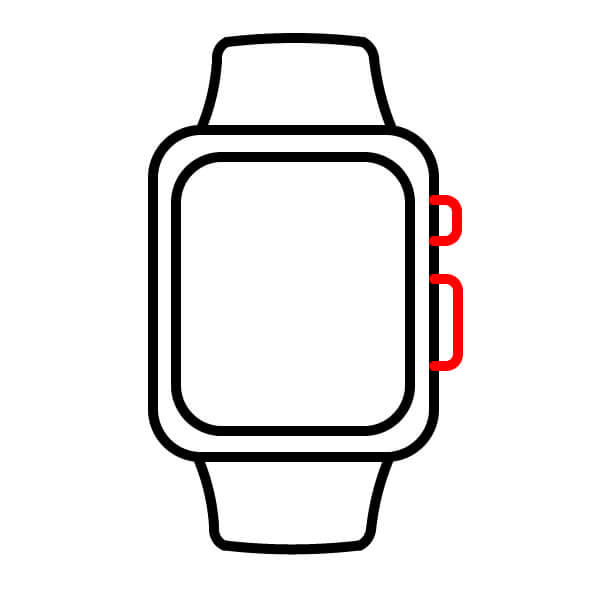 Hướng dẫn vẽ Đồng Hồ thông minh cho trẻ em - Bước 4