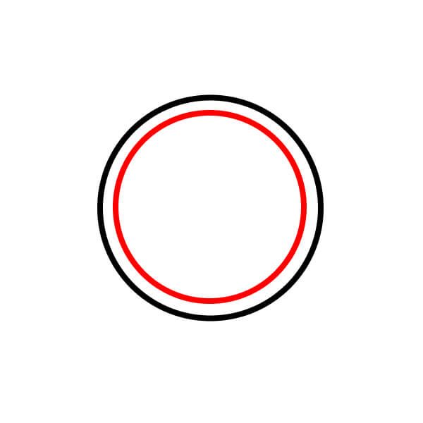 Hướng dẫn vẽ Đồng Hồ tròn cổ điển dễ dàng dành cho họa sĩ trẻ - Bước 2