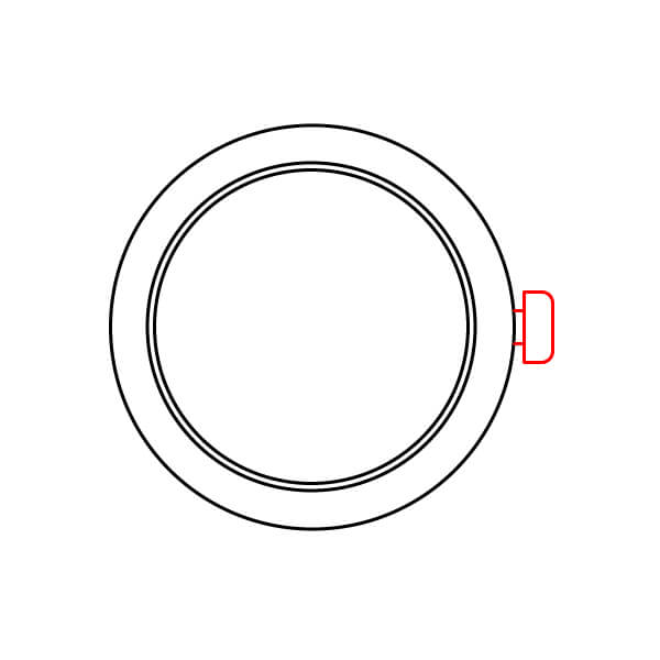 Học vẽ Đồng Hồ bấm giờ cho trẻ em - Bước 3