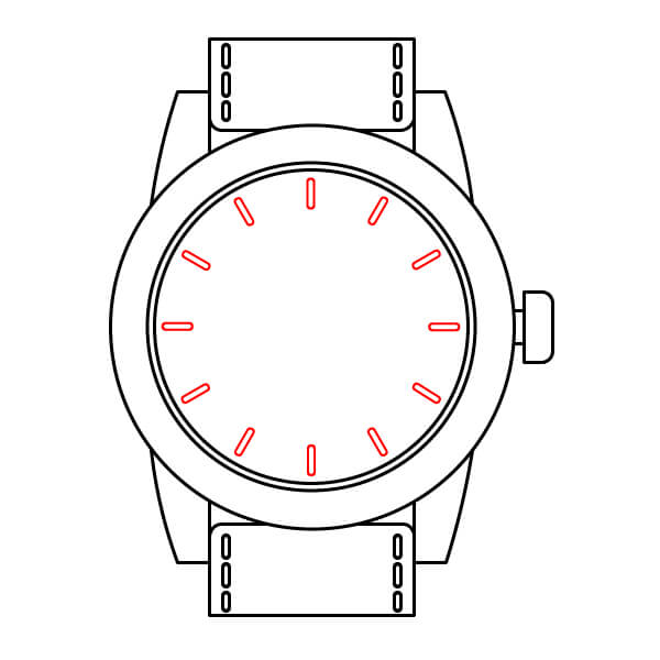 Học vẽ Đồng Hồ bấm giờ cho trẻ em - Bước 8