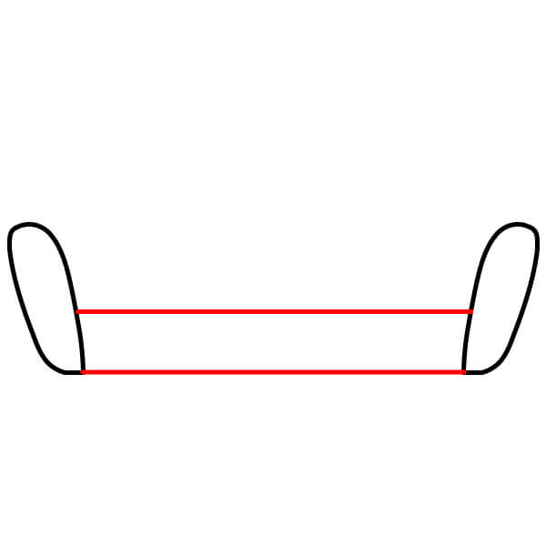 Hướng dẫn vẽ Ghế Sofa đơn giản dành cho trẻ em - Bước 2