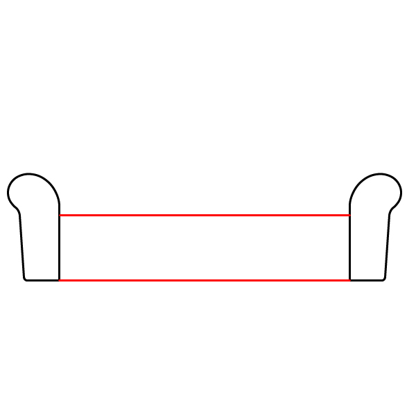 Cách vẽ Ghế Sofa trong 8 bước đơn giản - Bước 2