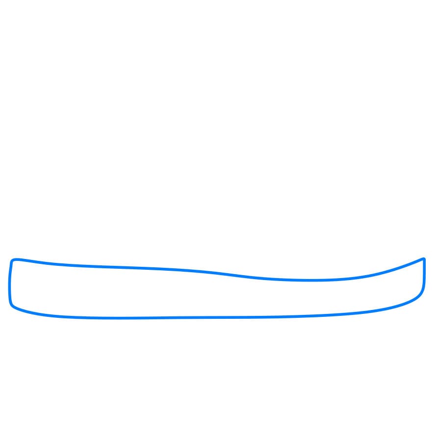 Hướng dẫn cách vẽ chiếc giày chi tiết từng bước cho bé - Bước 1