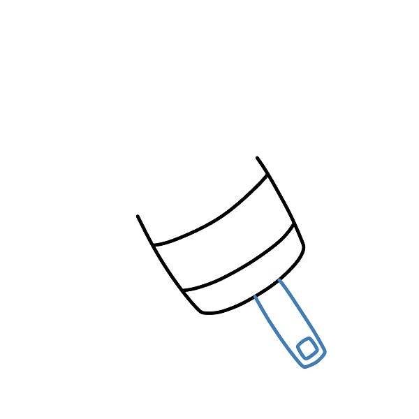 Hướng dẫn vẽ một que kem hoạt hình đáng yêu. - Bước 3