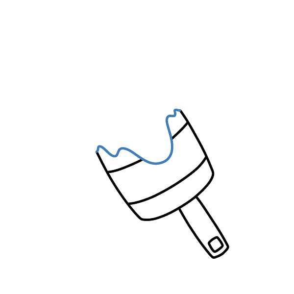 Hướng dẫn vẽ một que kem hoạt hình đáng yêu. - Bước 4