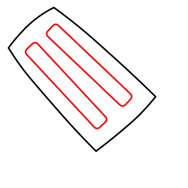 Hướng dẫn vẽ kem que từng bước dành cho trẻ em - Bước 2