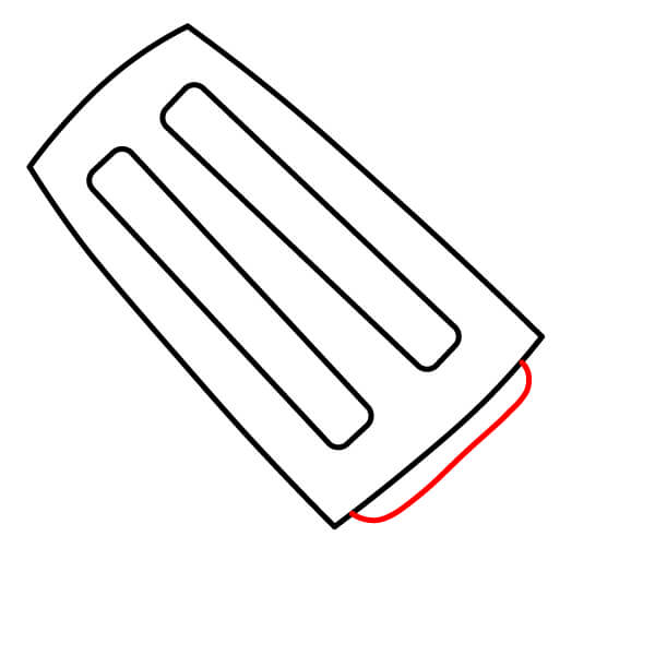 Hướng dẫn vẽ kem que từng bước dành cho trẻ em - Bước 3