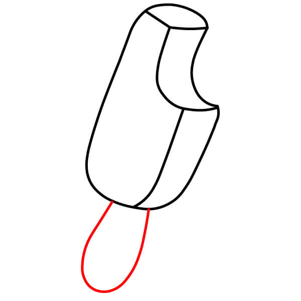 Hãy cùng vẽ một que kem ngon tuyệt – Nghệ thuật dành cho các họa sĩ nhí - Bước 3