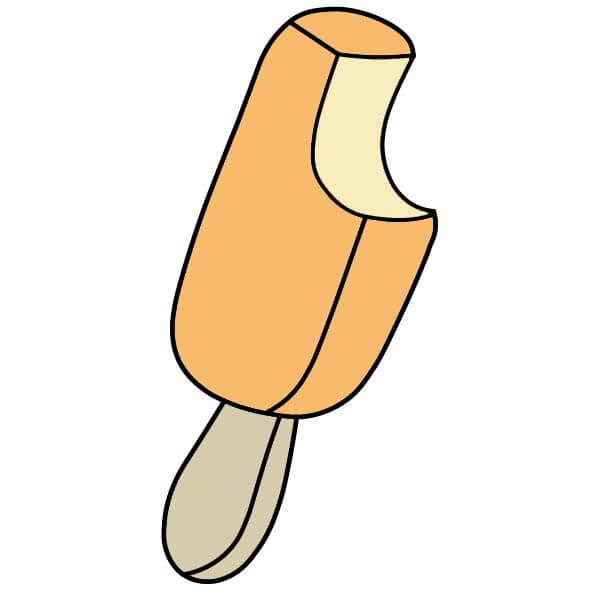 Hãy cùng vẽ một que kem ngon tuyệt – Nghệ thuật dành cho các họa sĩ nhí - Bước 5