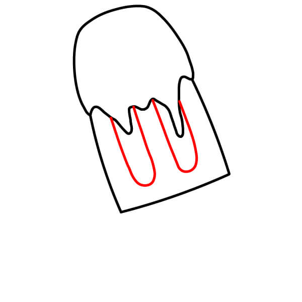 Vẽ tranh kem que ngọt ngào cho trẻ em – Dễ dàng và thú vị - Bước 3