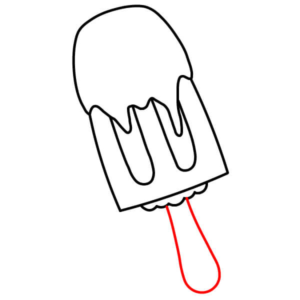 Vẽ tranh kem que ngọt ngào cho trẻ em – Dễ dàng và thú vị - Bước 5