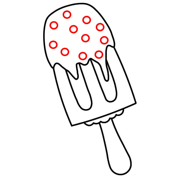 Vẽ tranh kem que ngọt ngào cho trẻ em – Dễ dàng và thú vị - Bước 6