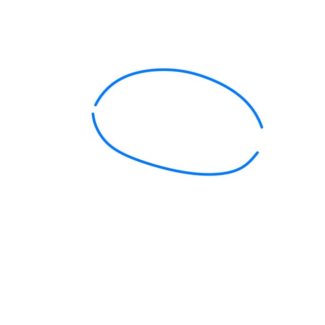 Hướng dẫn vẽ người ngoài hành tinh thân thiện - Bước 1