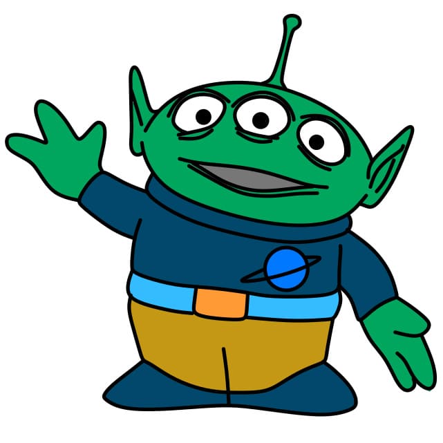 Hướng dẫn vẽ người ngoài hành tinh thân thiện