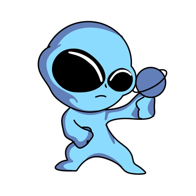 Hướng dẫn vẽ người ngoài hành tinh đơn giản