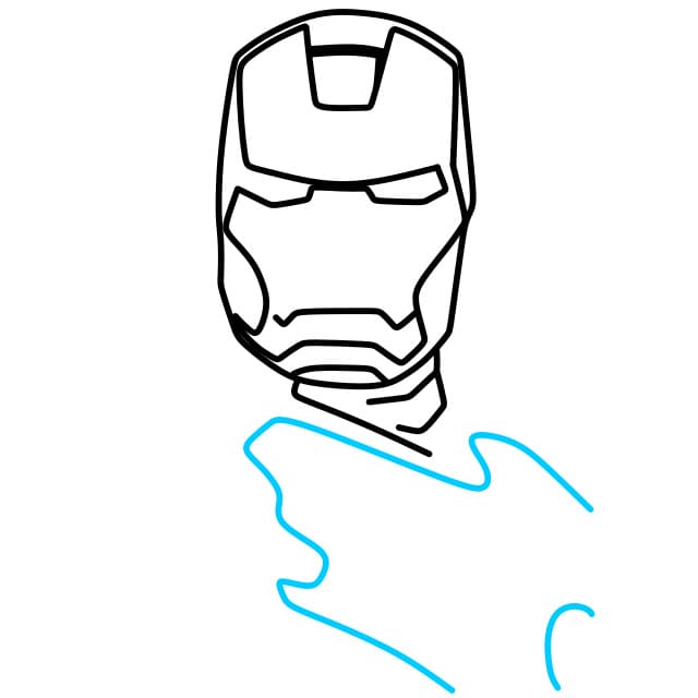 Hướng dẫn vẽ người sắt một cách nghệ thuật nhất - Bước 2