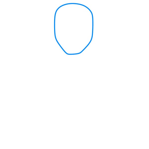 Hướng dẫn vẽ người sắt đơn giản - Bước 1