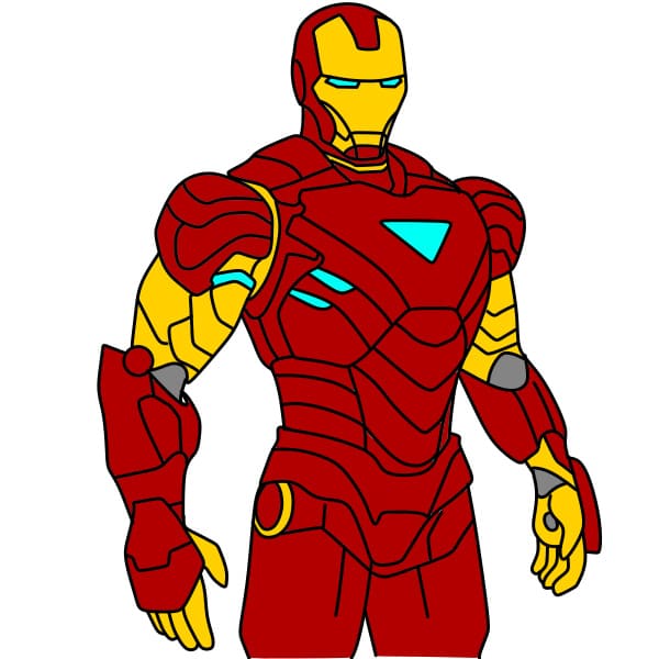 Cách vẽ người sắt (Iron Man)
