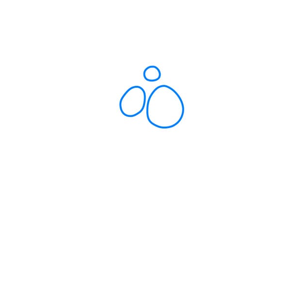 Hướng dẫn vẽ con quái vật xấu xí - Bước 1