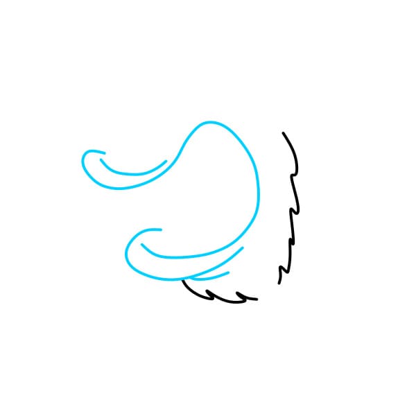 Hướng dẫn vẽ con quái vật hung dữ - Bước 2