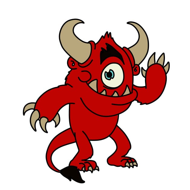 Cách vẽ quái vật