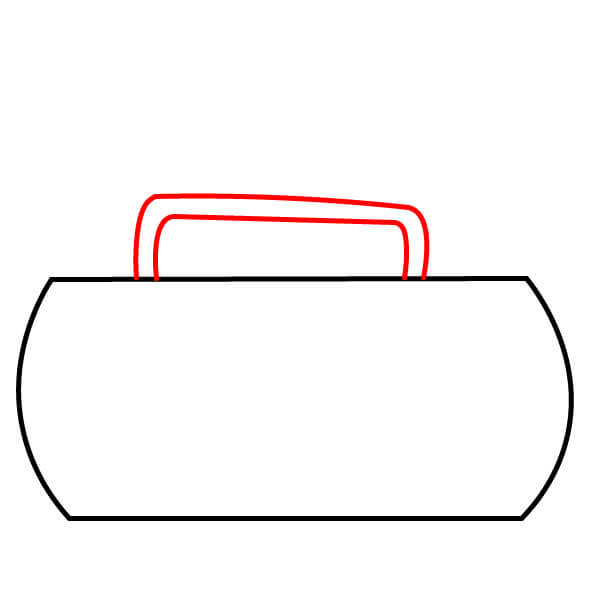 Hướng dẫn vẽ radio đơn giản dành cho trẻ em - Thêm tay cầm