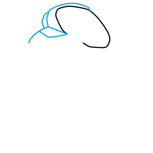 Hướng dẫn cách vẽ một chú Robot đơn giản và đẹp cho bé - Bước 2