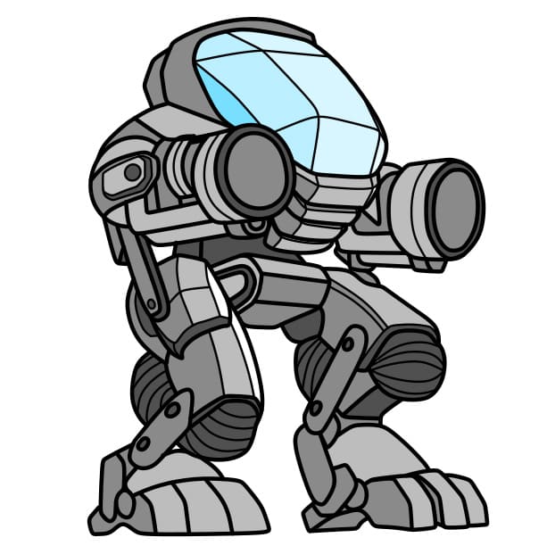 Hướng dẫn cách vẽ một chú Robot đơn giản và đẹp cho bé