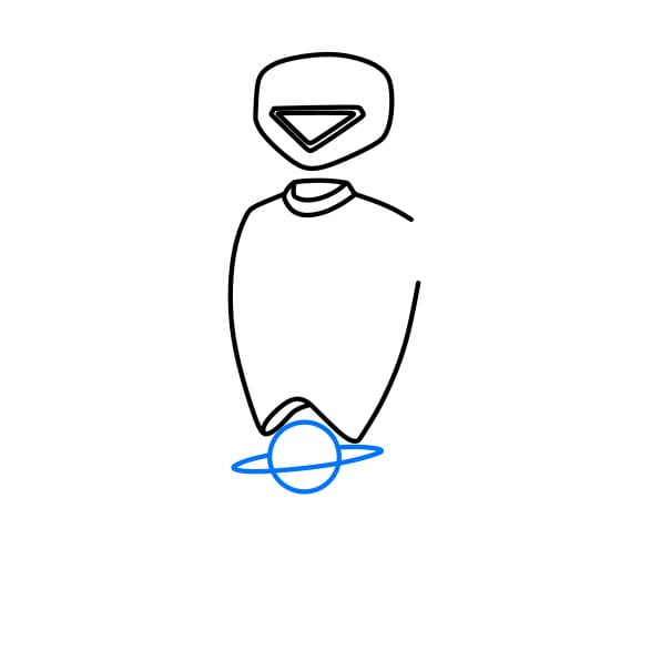 Hướng dẫn vẽ một chú Robot đến từ tương lai - Bước 3