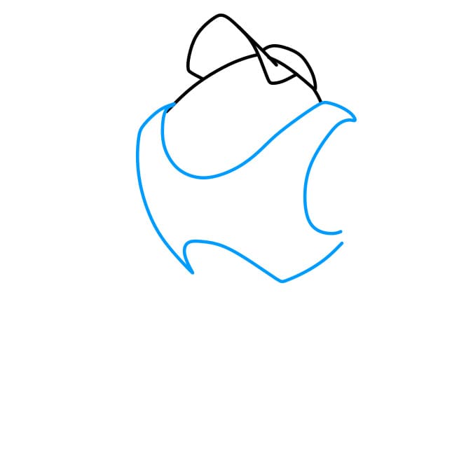 Hướng dẫn vẽ chú Robot giao hàng thân thiện cho bé - Bước 3