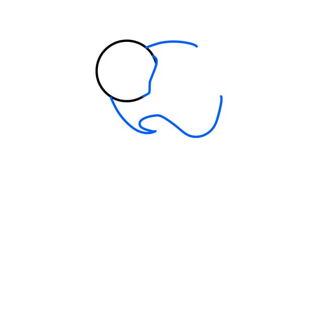 Hướng dẫn vẽ một chú Robot tay dài - Bước 2