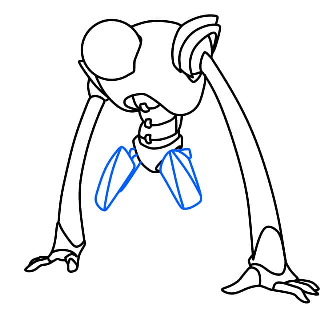 Hướng dẫn vẽ một chú Robot tay dài - Bước 5