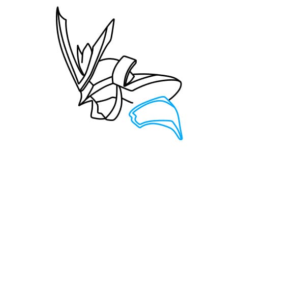 Hướng dẫn vẽ Samurai - Bước 3