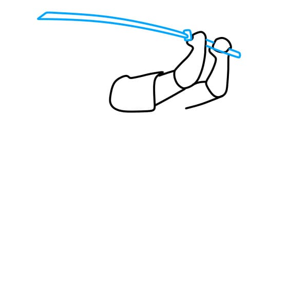 Hướng dẫn vẽ Samurai - Bước 2