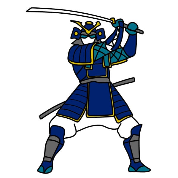 Hướng dẫn vẽ Samurai