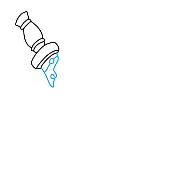 Hướng dẫn vẽ thanh đao - Bước 4