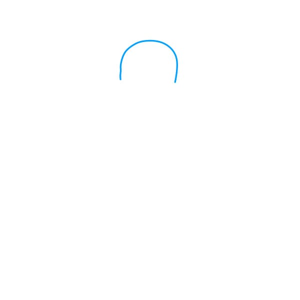 Hướng dẫn vẽ thây ma thật đáng sợ cho bé - Bước 1