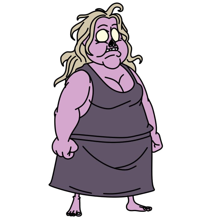 Hướng dẫn vẽ thây ma bị béo phì